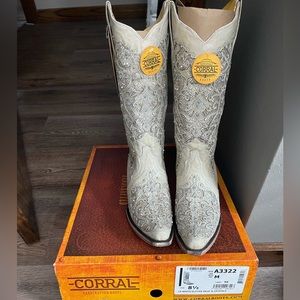 Corral Cowgirl Boot sizes 8.5 and 8
